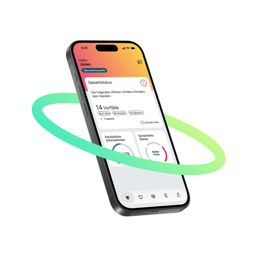 omniac App — Persönliche Informationen eingeben